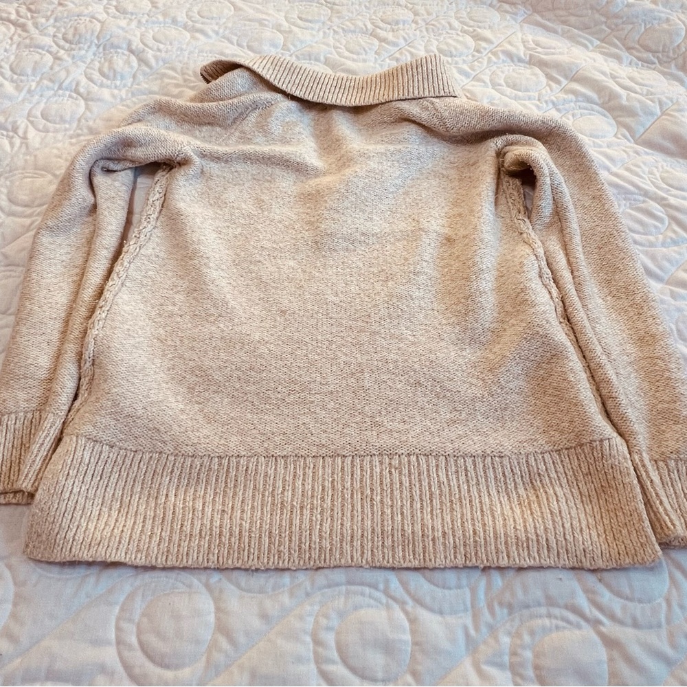 Tommy Hilfiger Cream Turtleneck Sweater - Picture 2 of 6